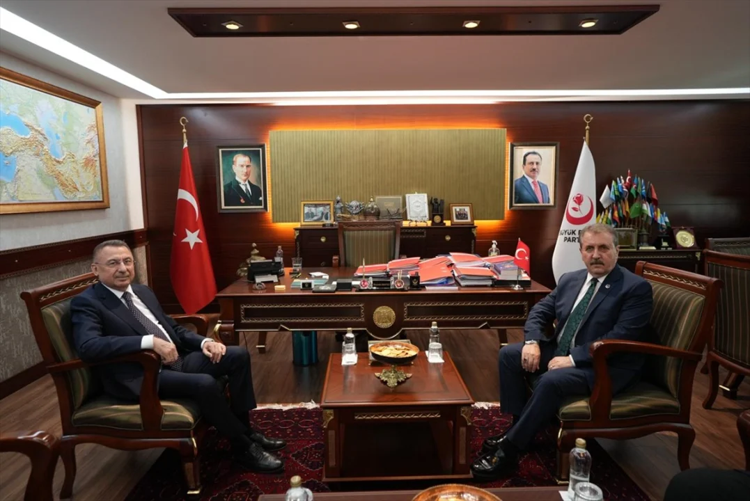 TBMM Dışişleri Komisyonu Başkanı Oktay'dan BBP Genel Başkanı Destici'ye ziyaret